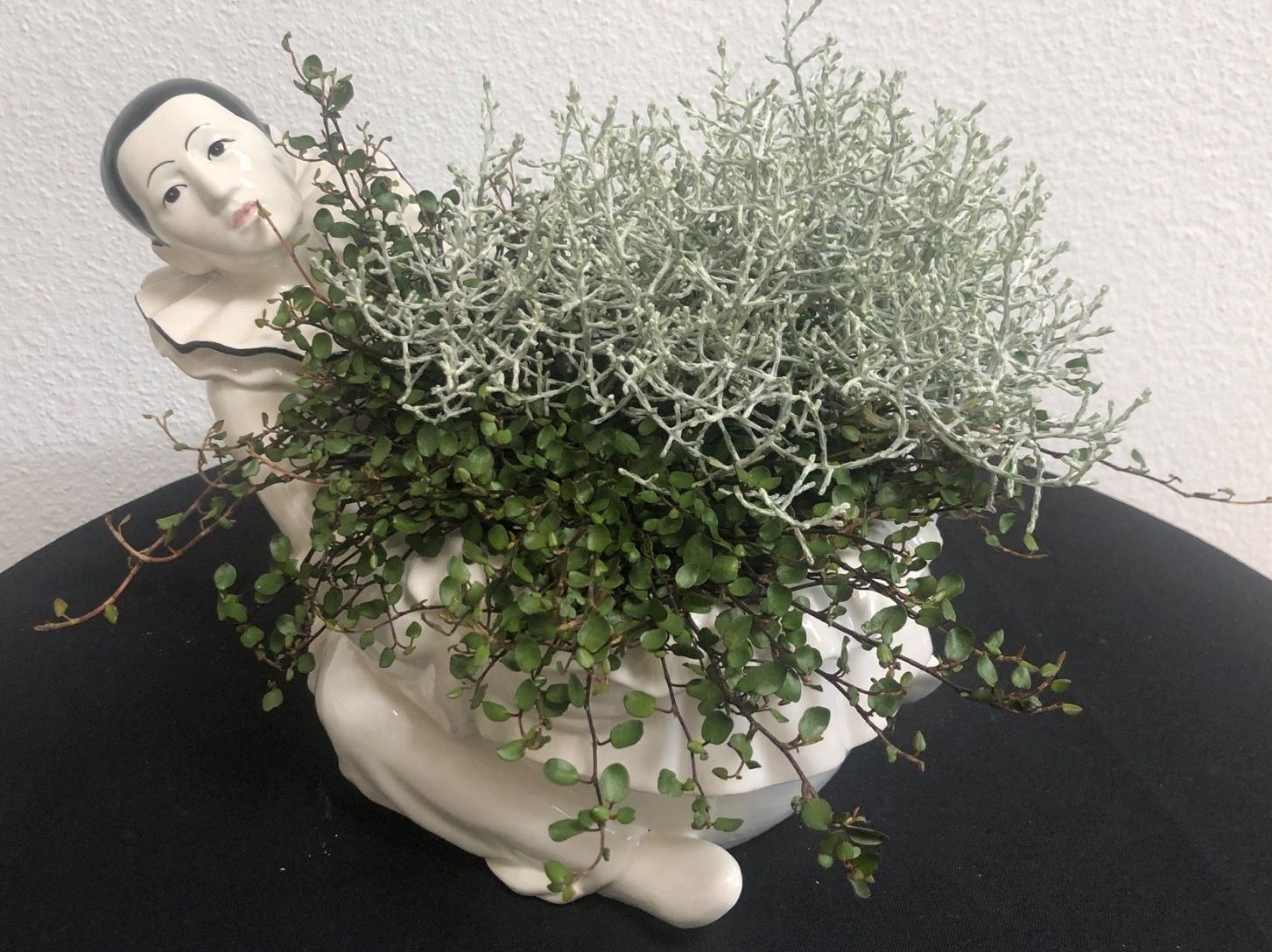 Statuette: Cachepot, Harlekin aus Porzellan – Usato da Basel venduto da citystore 4