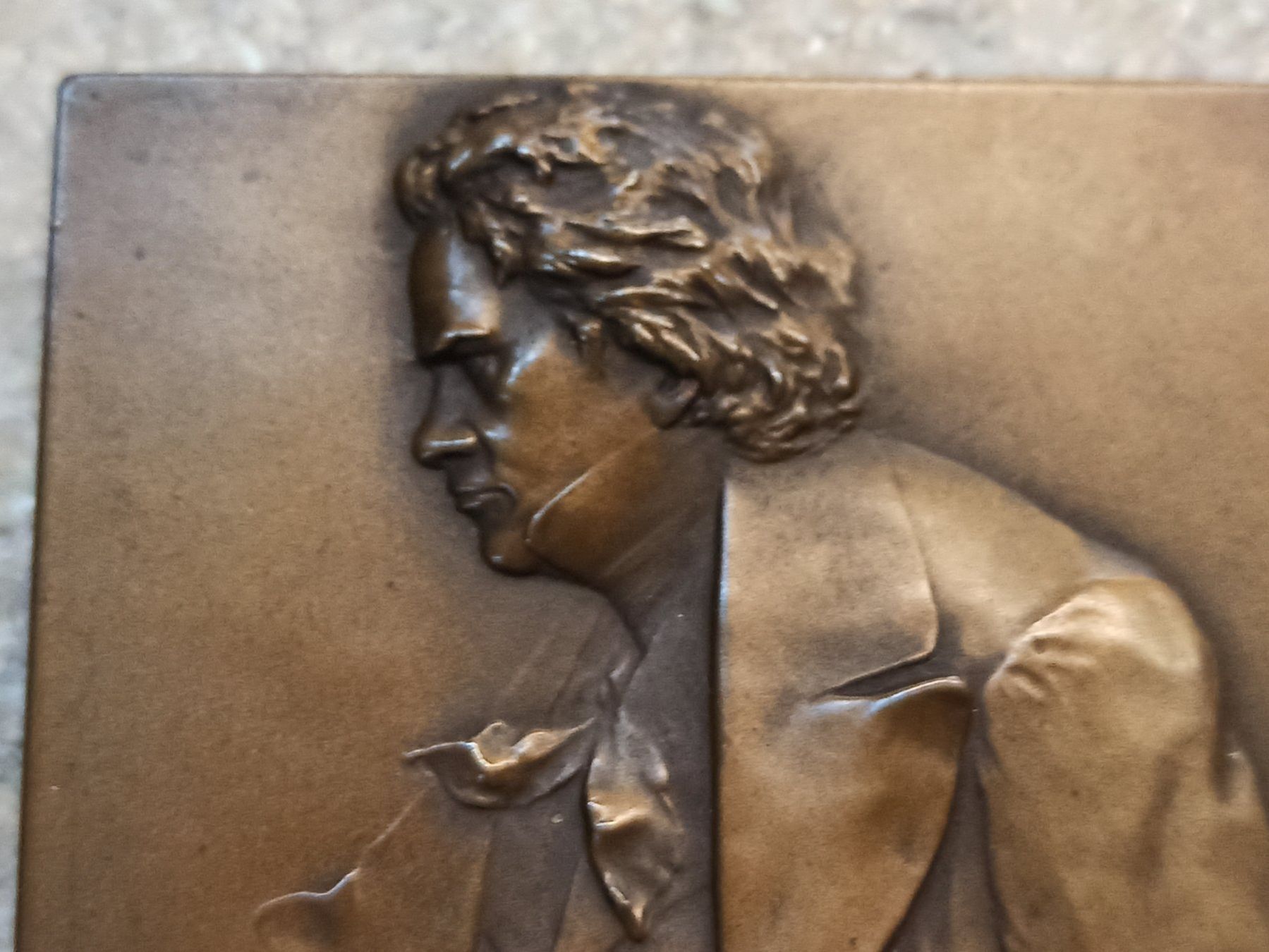 Foto & Immagini: Beethoven Bronze Plakette ca.1920 – Usato da Reiden venduto da Zofi-Brocki 1