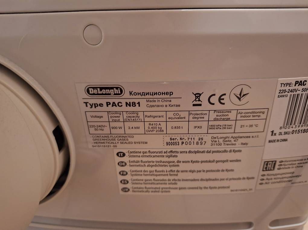 Condizionatori: Klimagerät De Longhi – Usato da Häfelfingen venduto da Chevy71 2