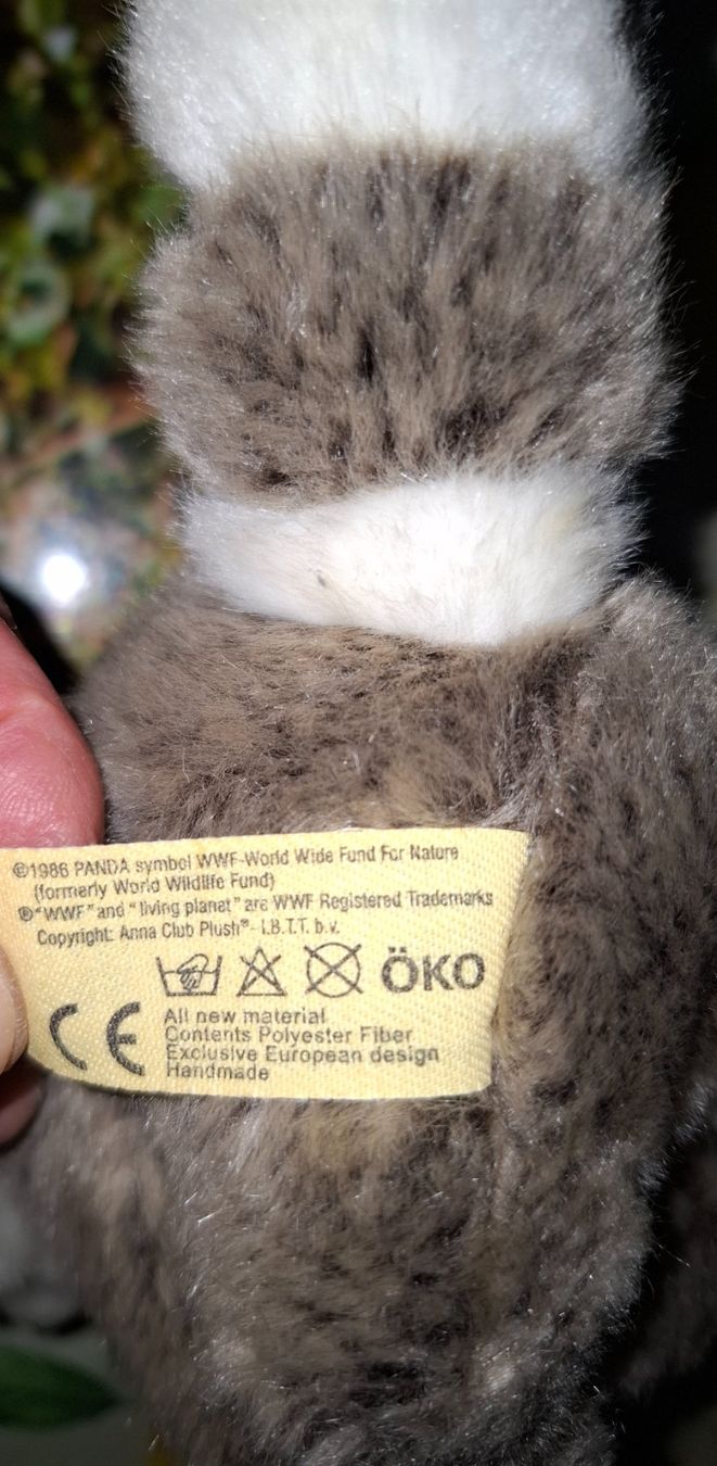 WWF Giocattoli: WWF Stofftier Waschbär – Usato da Plagne venduto da Reticulum01 5