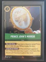 Lorcana FOIL PRINCE JOHN'S MIRROR 98/204 EN-5 Rare