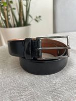 Gürtel Strenesse 90 cm schwarz , Leder
