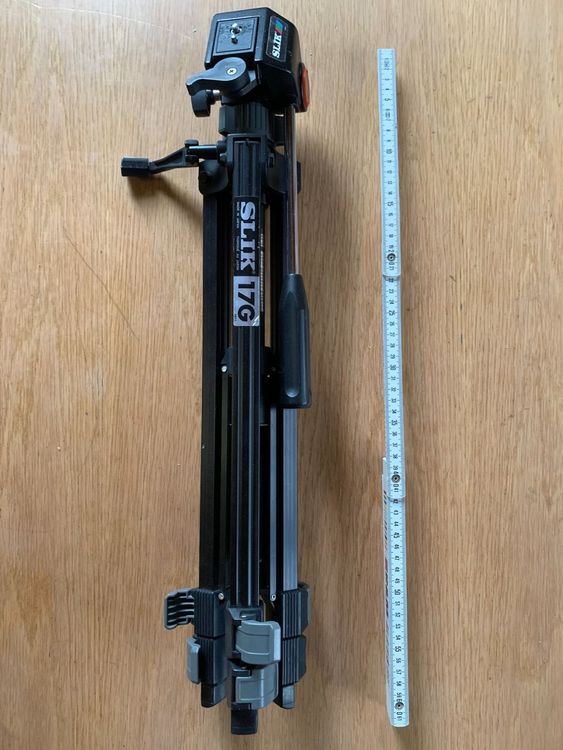 Treppiedi & Teste: Photo-Stativ SLIK 17G 117-148cm hoch – Usato da Lengnau AG venduto da Tomi33 1