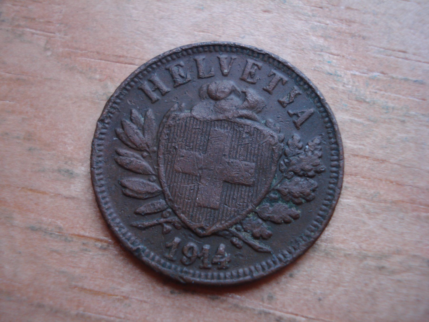 Tutti le monete: (W5) 2 Rappen 1914 – Usato da Erlach venduto da Net-Coins