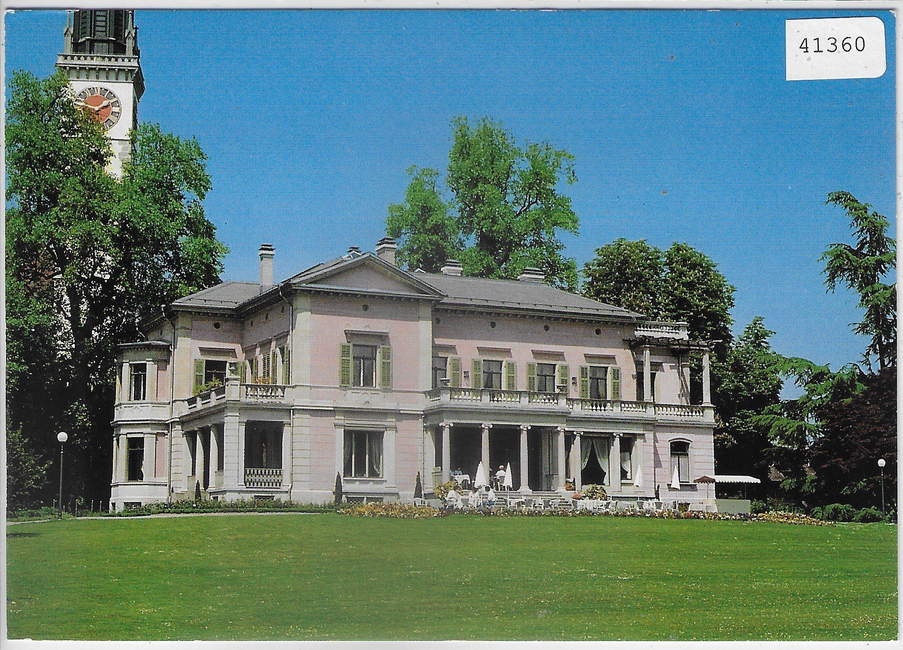 Cartoline postali: Restaurant Villette Cham am Zugersee – Usato da Ettingen venduto da Kartenplanet