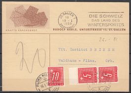 Reklamebrief Mit Portomarken 1939