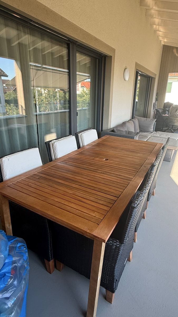 Tischset: Gartentisch Set mit 8Stühlen – Gebraucht aus Frauenfeld von fer_25n7 2
