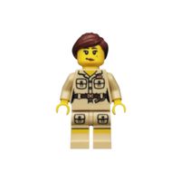 col071 Zookeeper inkl. Ape Series 5 LEGO