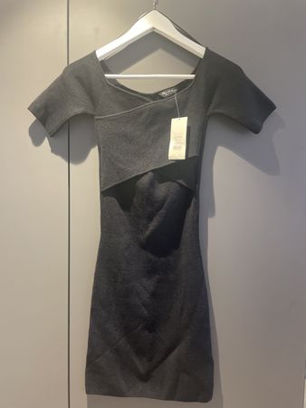 Schwarzes Mini Kleid von Miss Selfridge, Gr. 34