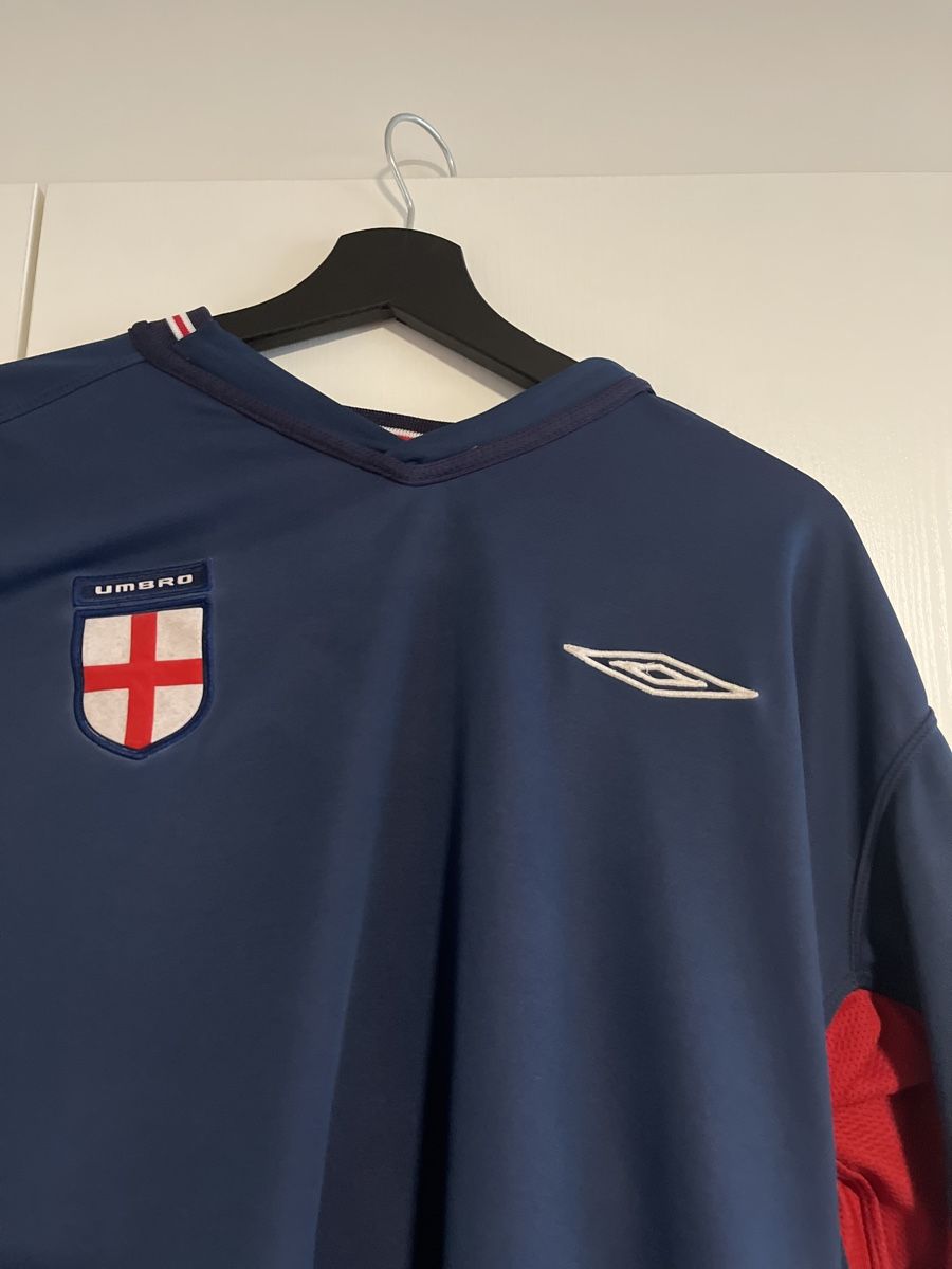 Umbro Canottiere & Pantaloni: England Trikot langarm 2seitig – Usato da Vogelsang AG venduto da mae_lbs5 3