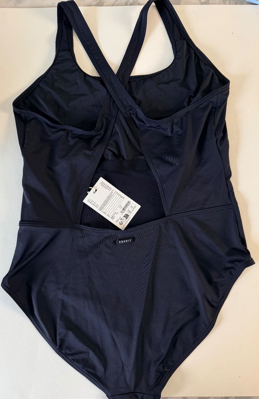 Esprit Costumi da bagno & Bikini: ESPRIT, Badekleid, Grösse 46, Farbe Schwarz – Nuovo e nell'imballaggio originale da Rudolfstetten venduto da gst_g7xl 5