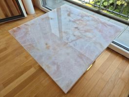 Edler Salontisch Rosenquarz neu