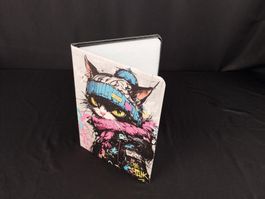 IPad PRO 2021 Hülle Katzengraffiti 12.9"