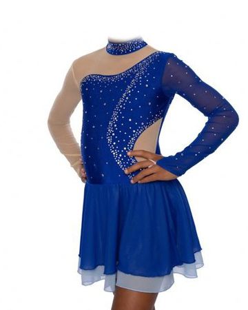 Eiskunstlauf Eislauf Kürkleid 14 / 158-164 neu mit Etikett
