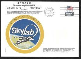 USA Sonderbrief Skylab 2 Wasserung im Pazifik 22. Juni 1973