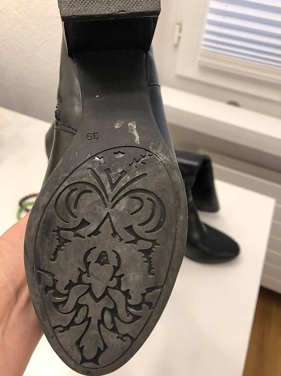 Damenschuhe: Damenlederstiefel schwarz Grösse 39 – Gebraucht aus Zürich von zuerich8032 2