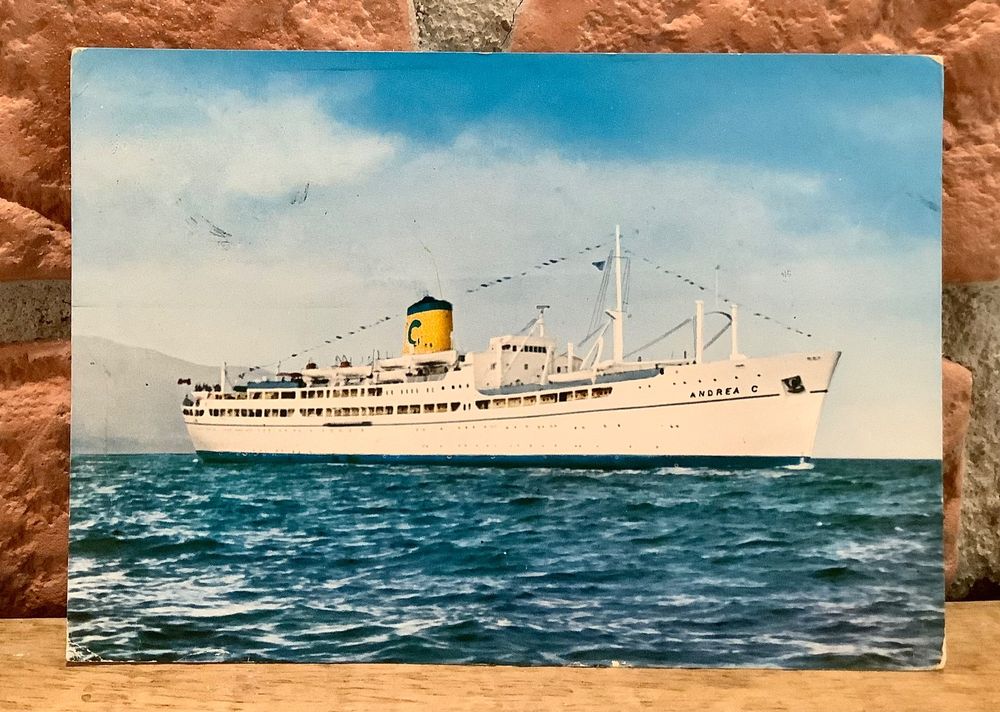Alte Foto AK Passagierschiff ANDREA C Kreuzfahrtschiff 1974 Kaufen