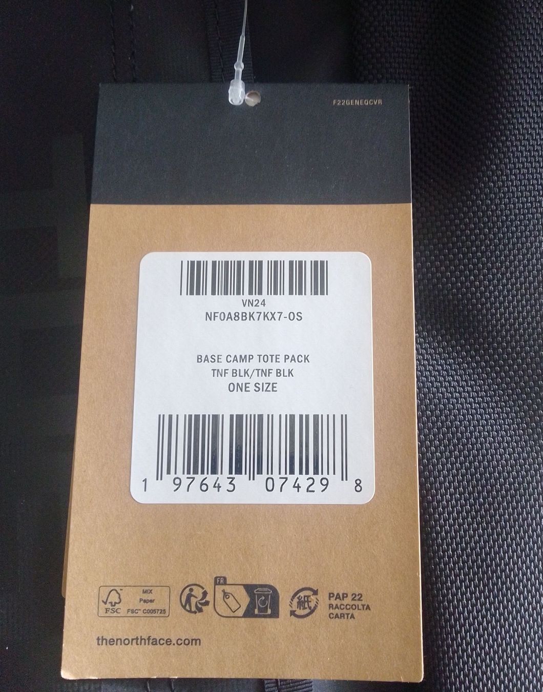 Zaini: The North Face Base Camp Tote Pack - Nuova con etichetta – Nuovo e nell'imballaggio originale da Märstetten venduto da Shirt74 2