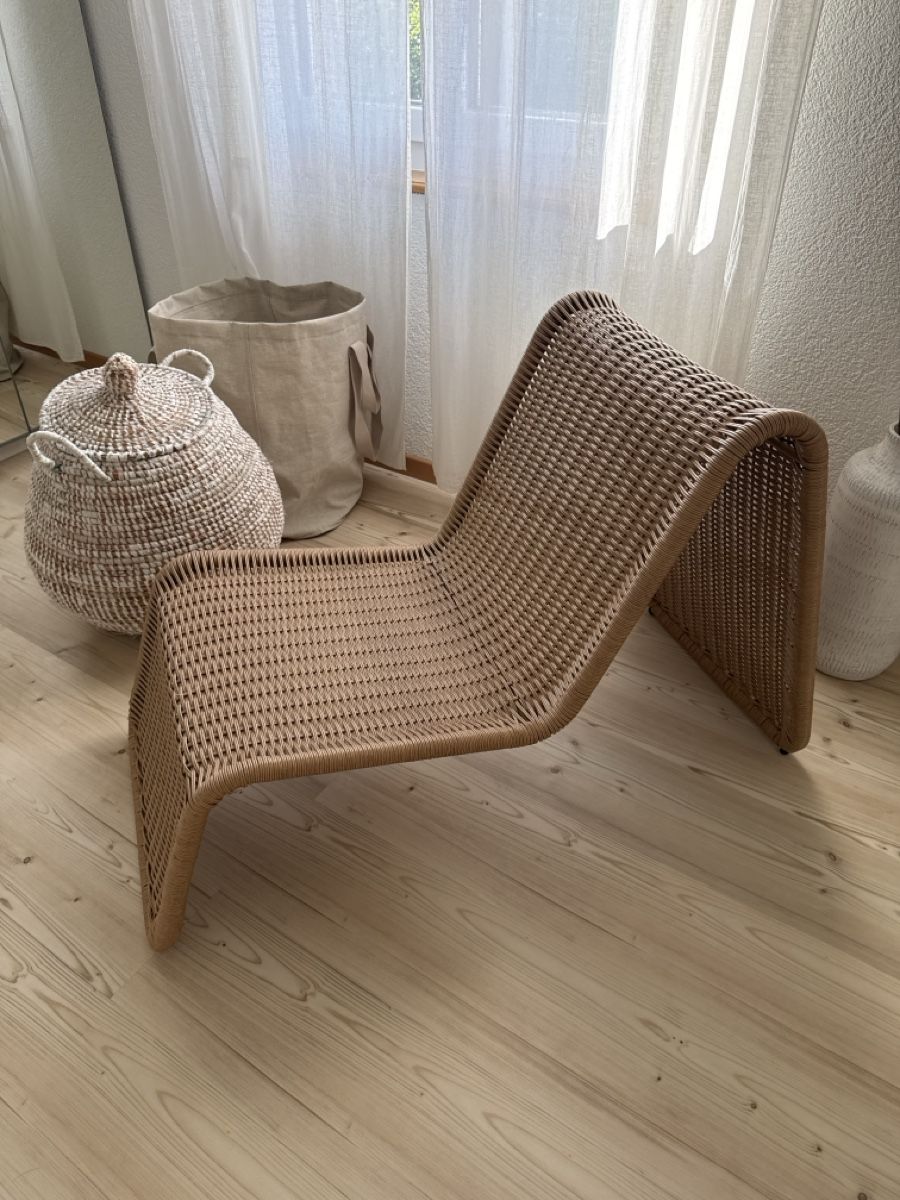 Sessel: Fauteuil en rotin pour jardin  – Neu (gemäss Beschreibung) aus Reconvilier von che_vdv6