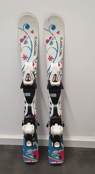 Ski Enfant TECHNO PRO SWEETY 100 Cm - Rose, Avec Fixations, Occasion, Ski Loisir