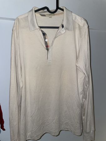 Burberry Langarm Polo/Pullover Gr. 50