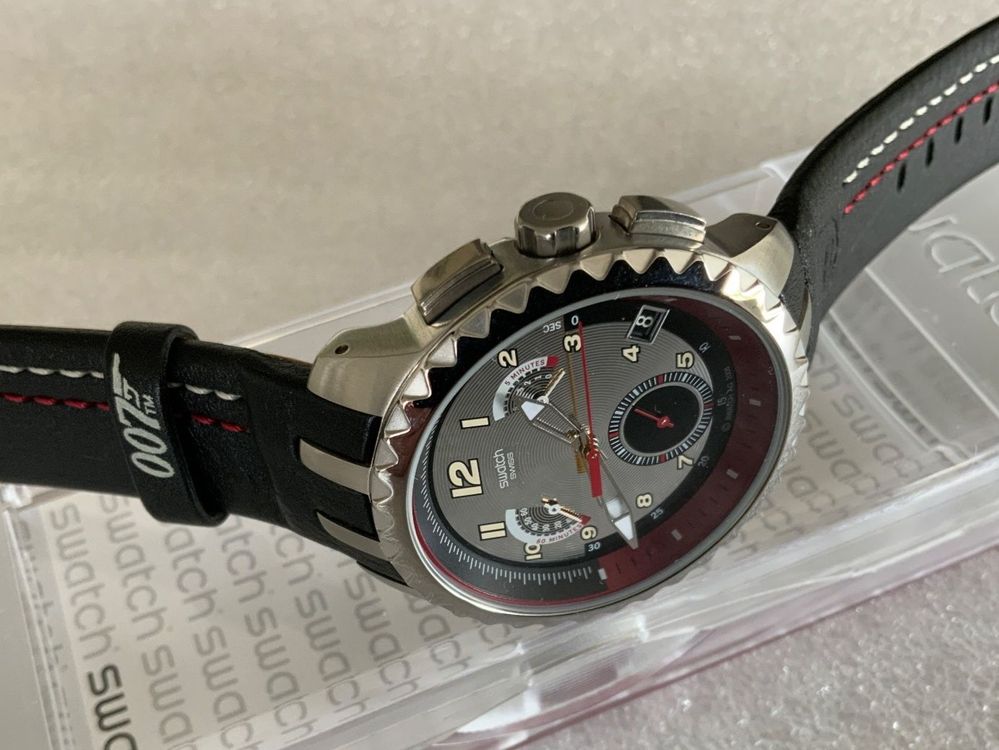 Swatch Montres: Swatch Irony Retrograde 007 MAX ZORIN ★ ungetragen – Neuf avec emballage d'origine à Wettswil par rotonda 5