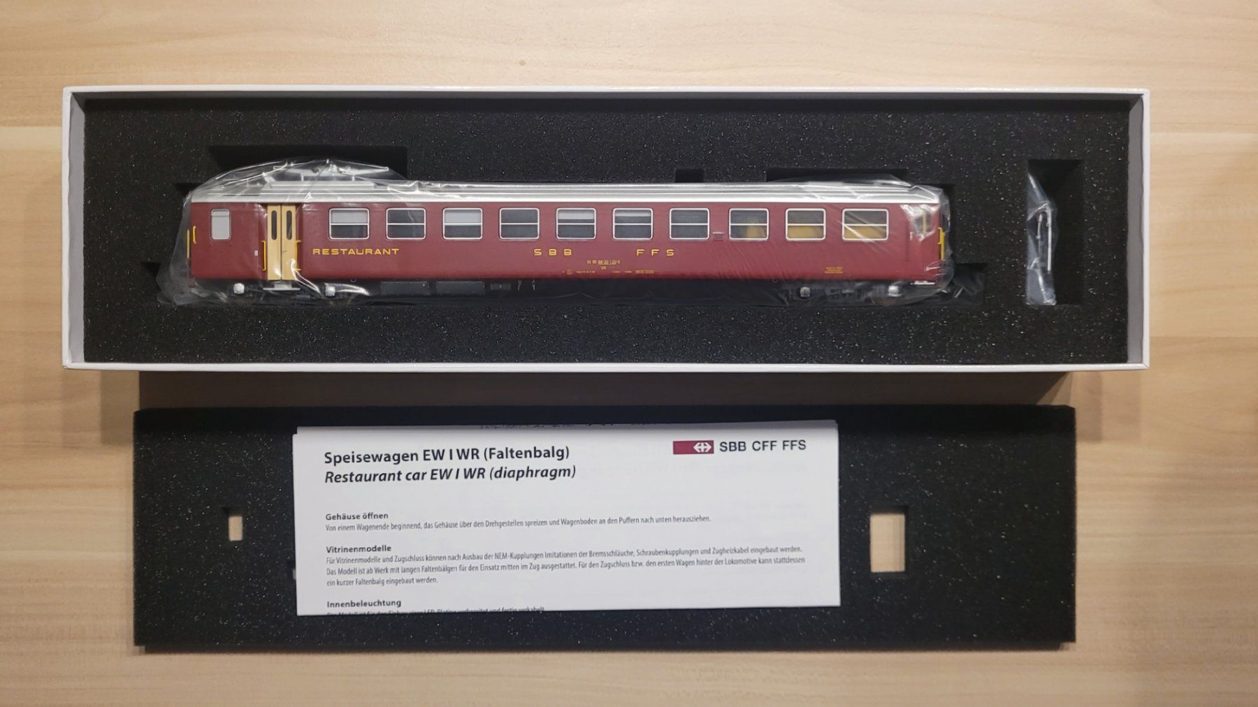 LS Models Modellini di ferrovie: LS-Models 47271 DC SBB CFF FFS WR I rot – Nuovo e nell'imballaggio originale da Bremgarten AG venduto da Sportivo2007 3