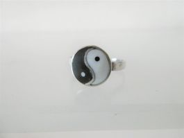Silberring 925 Yin Yang, Gr. 52 (16.6mm)