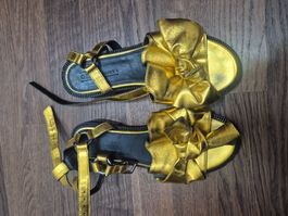 ASOS Sandals, Gold, size 38.5