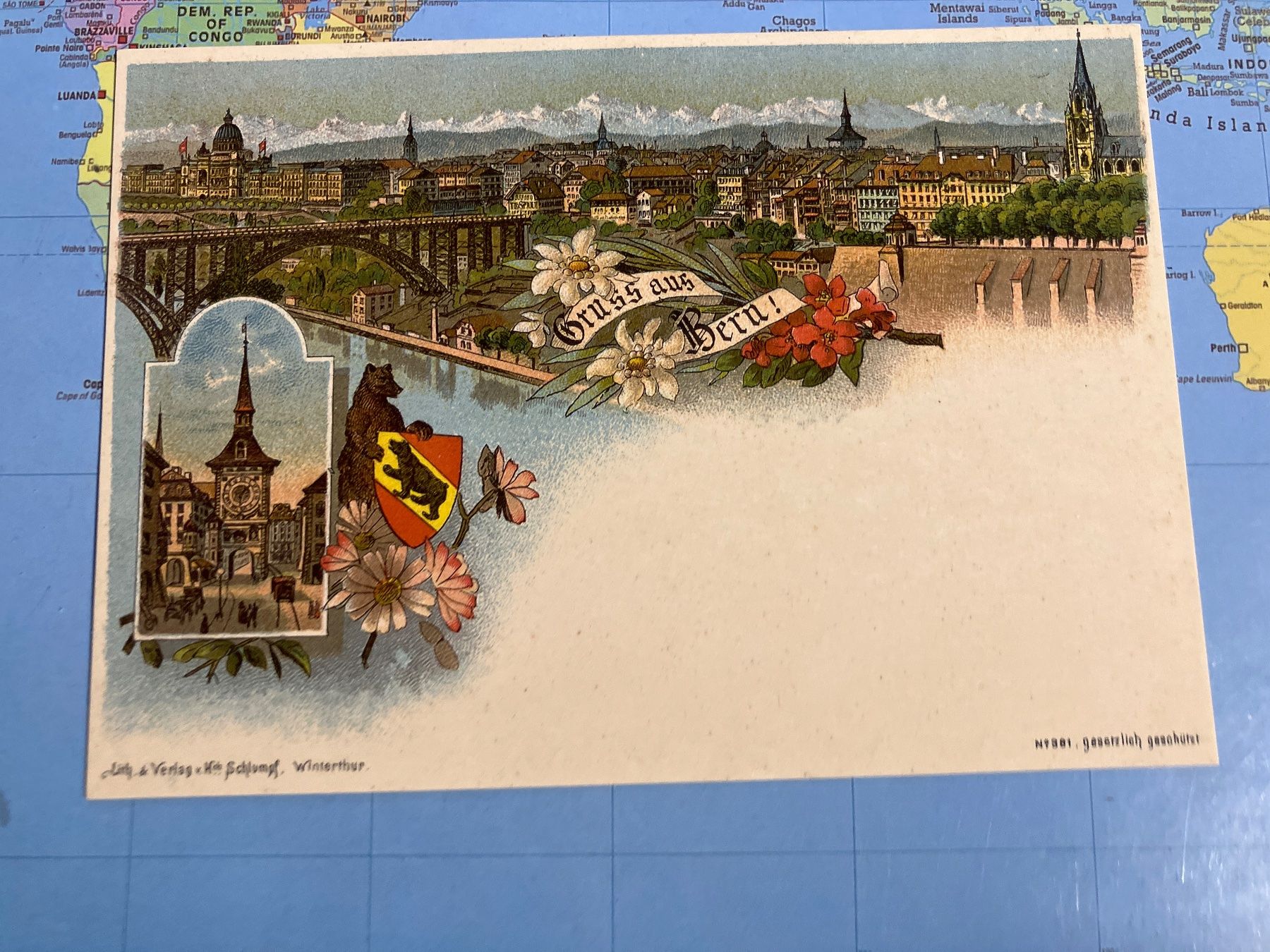 Cartes postales: Gruss aus Bern Postkarte – D'occasion à Cunter par Bicasi58