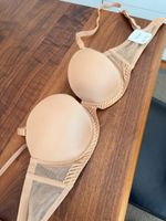 Aubade trägerloser BH neu Gr. 80C nude
