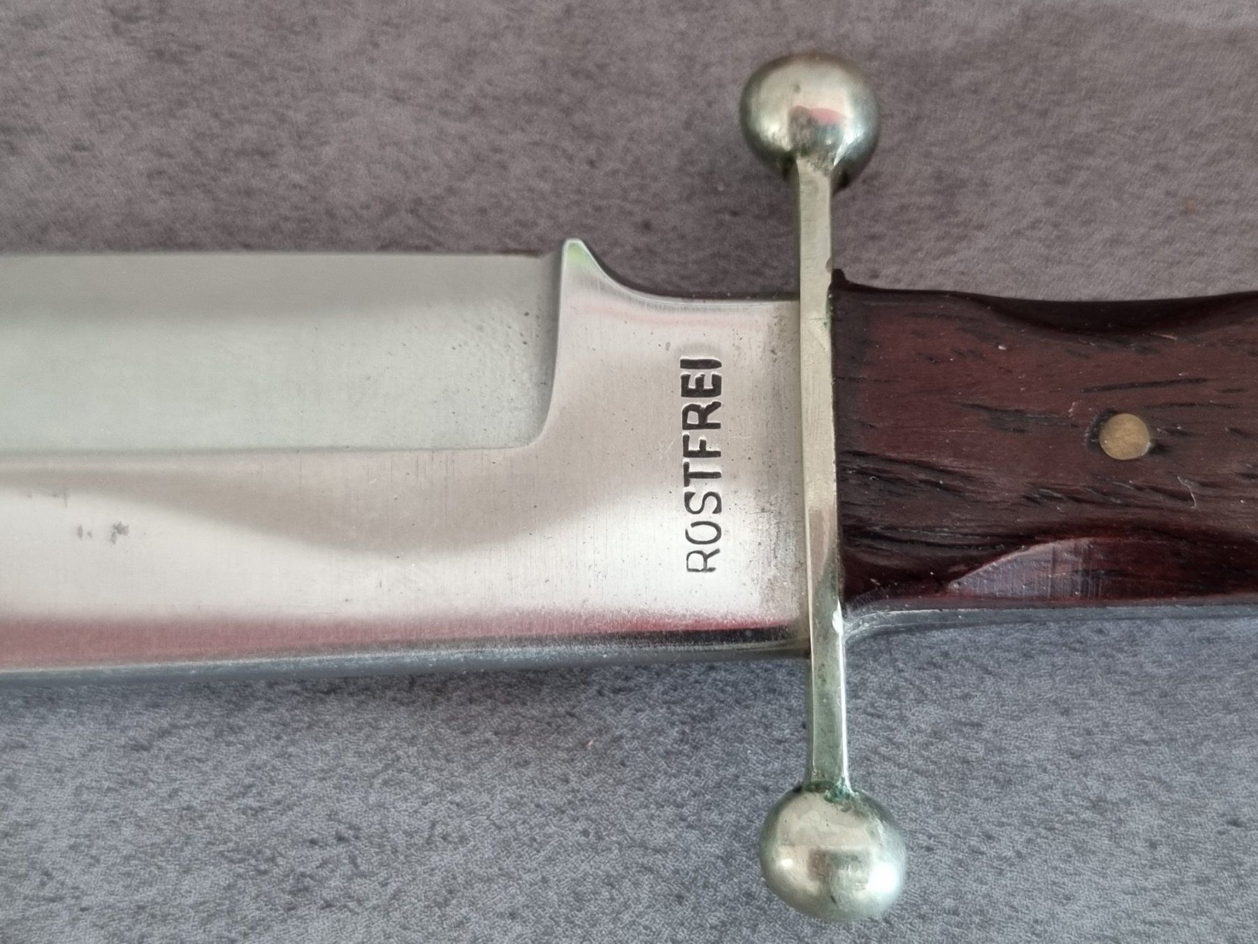 Hubertus Accessori: Original Bowie Messer von Hubertus Solingen mit Scheide – Usato da Lenzburg venduto da freedomky 5