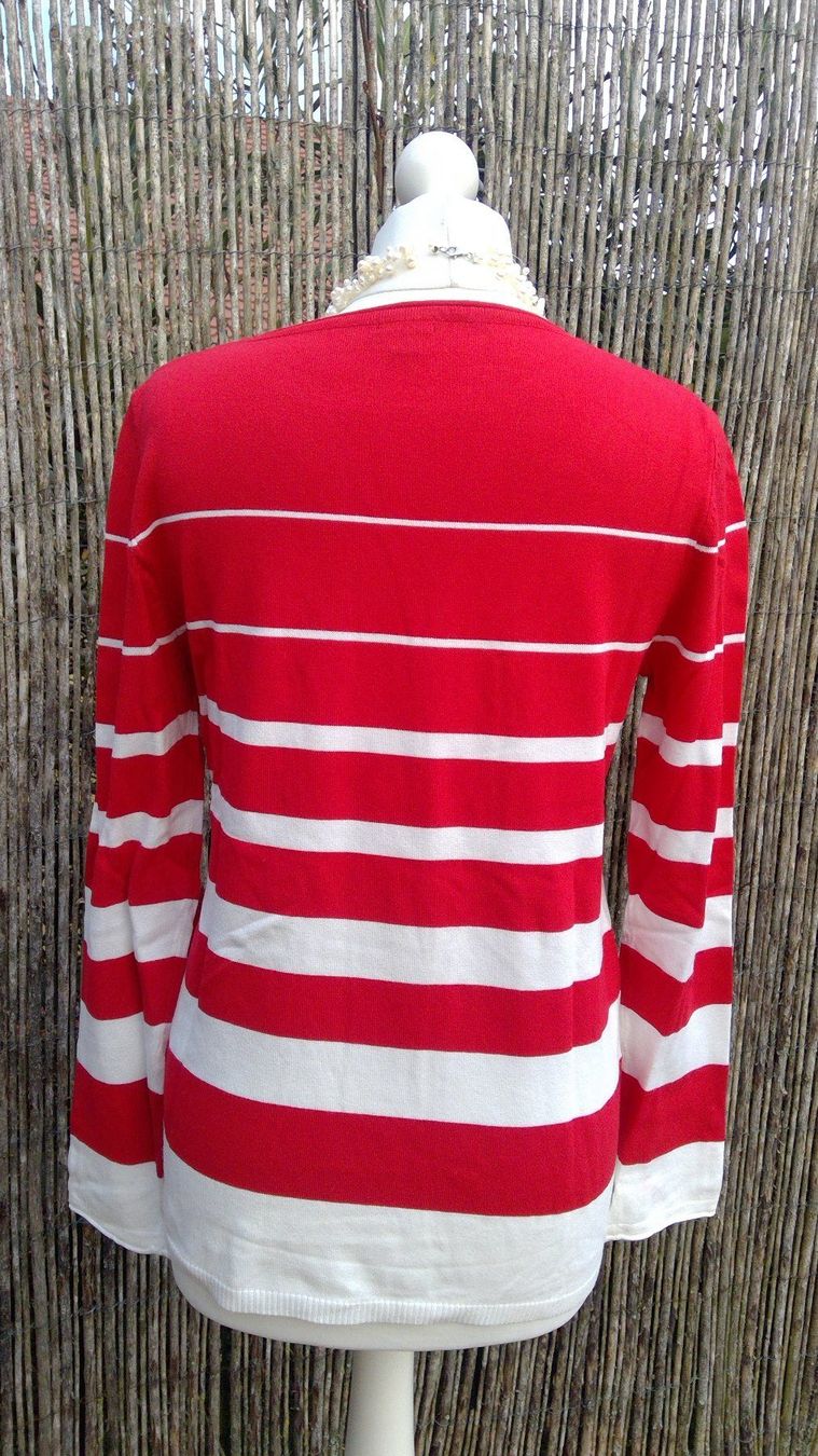 Maglioni & Felpe: Pullover rayé rouge & blanc OVS, taille M, NEUF – Nuovo e nell'imballaggio originale da Agiez venduto da chouchanelle 5