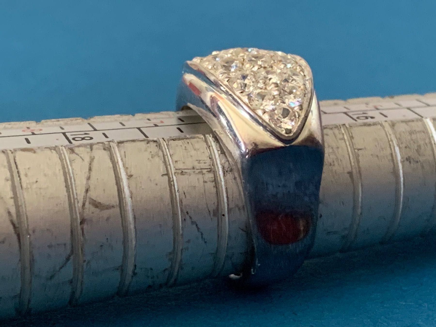 Anelli: Silberring weisses Auge (53) – Usato da Laufen venduto da belleskulptur 3