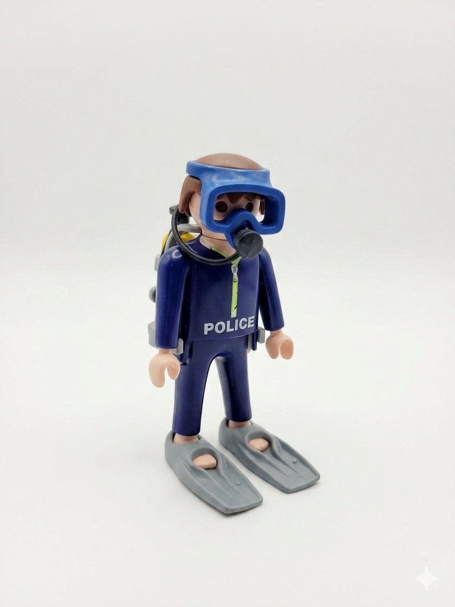 Playmobil Giocattoli: Playmobil, Polizeitaucher – Usato da Gunzwil venduto da Zappelhans