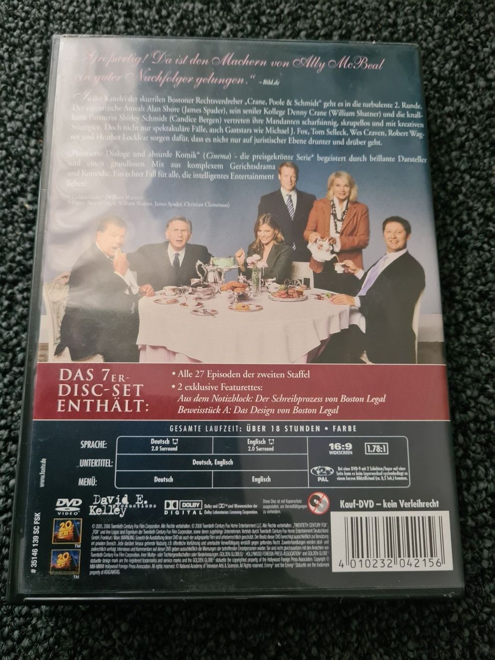 Tous les DVDs: BOSTON LEGAL STAFFEL 2 – D'occasion à Ruswil par jan_bxl5 1