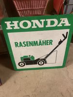 Werbeschild Honda Rasenmäher Metall 60x60 cm gebraucht