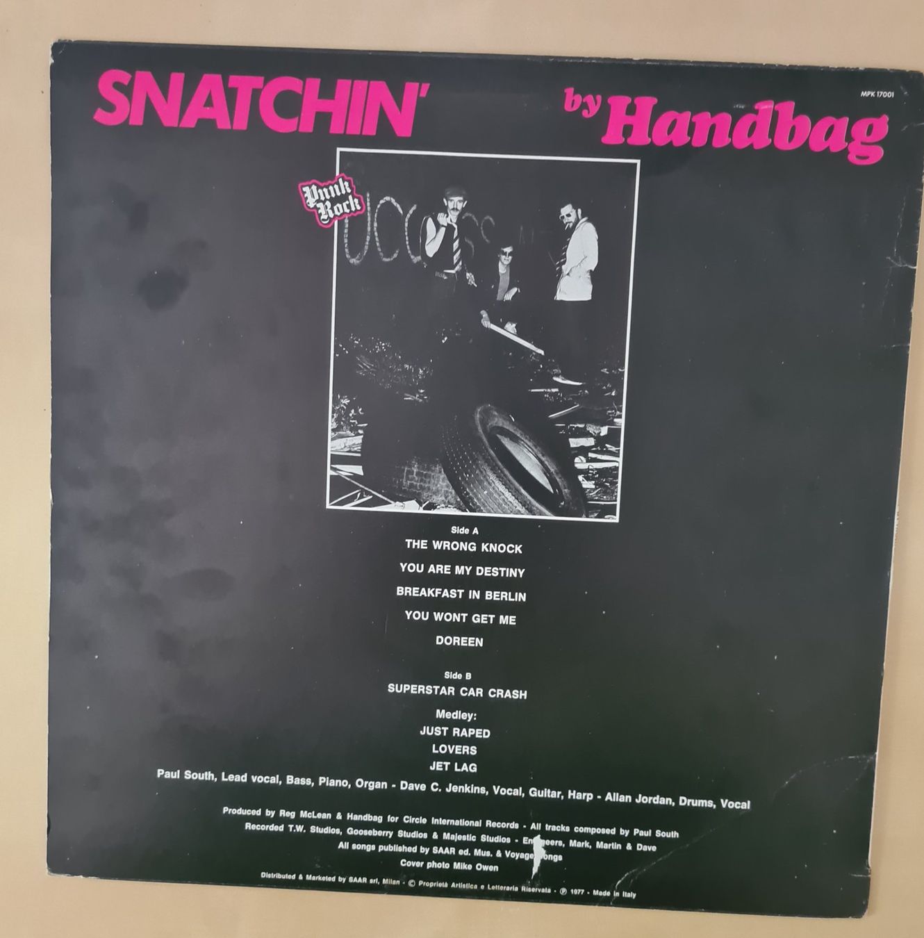 Dischi in vinile: Handbag - Snatchin' By Handbag  LP RARE – Usato da Lugano venduto da mdal 1