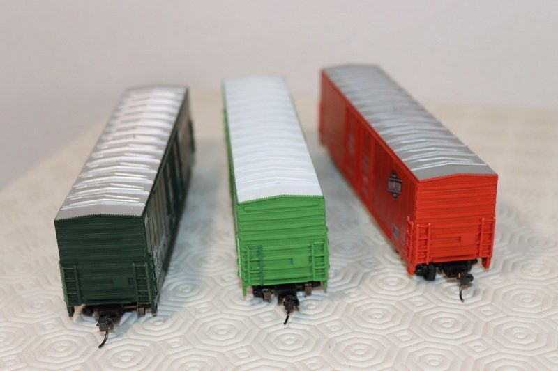 Modellini di ferrovie: 3 US Güterwagen ( 518 ) – Usato da Kerzers venduto da Winu64 6