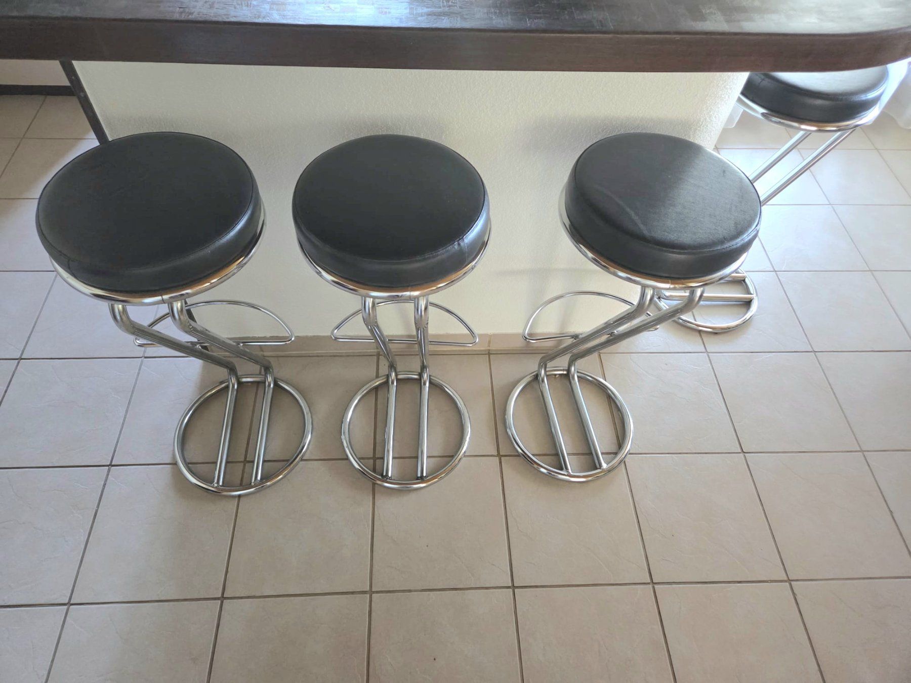 Sgabelli: Moderne Barhocker mit Polstersitz - Höhe 80 cm – Usato da Altstätten SG venduto da V_Redzepi 2