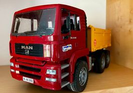 Bruder MAN TGA 41.440 Kipper LKW  guter Zustand