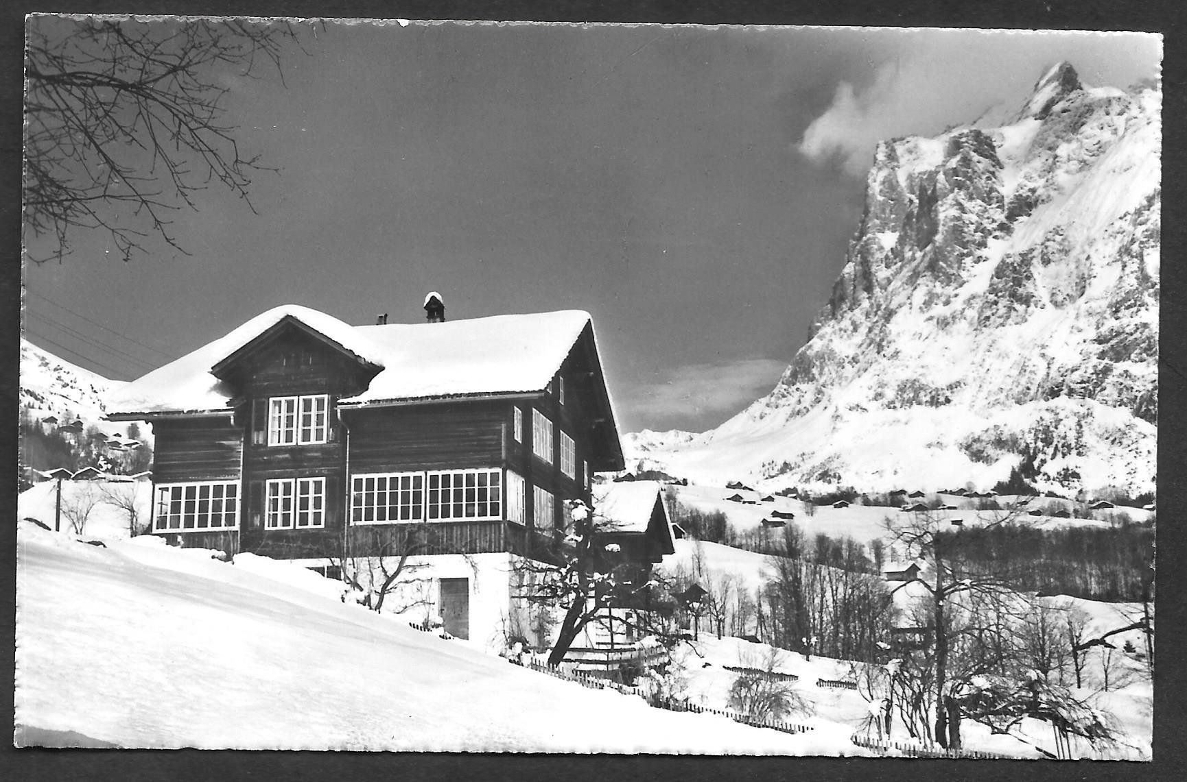 Cartoline postali: Grindelwald Hotel Garni Chalet Strasser – Usato da Olten venduto da clotaldi