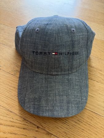 Casquette Tommy Hilfiger bleue coton unisexe bon état
