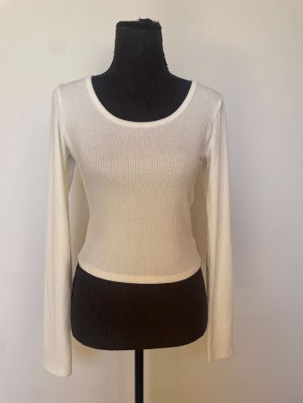 Kurzes Rippenshirt