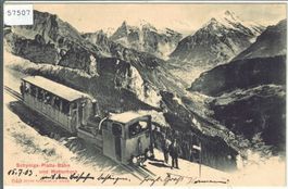 Schynige Platte-Bahn und Wetterhorn - animee