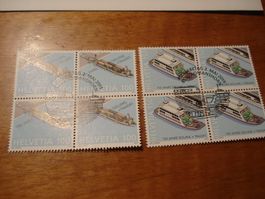 Satz Bodensee, 2019, FDC + Lose 4erblock ET-o