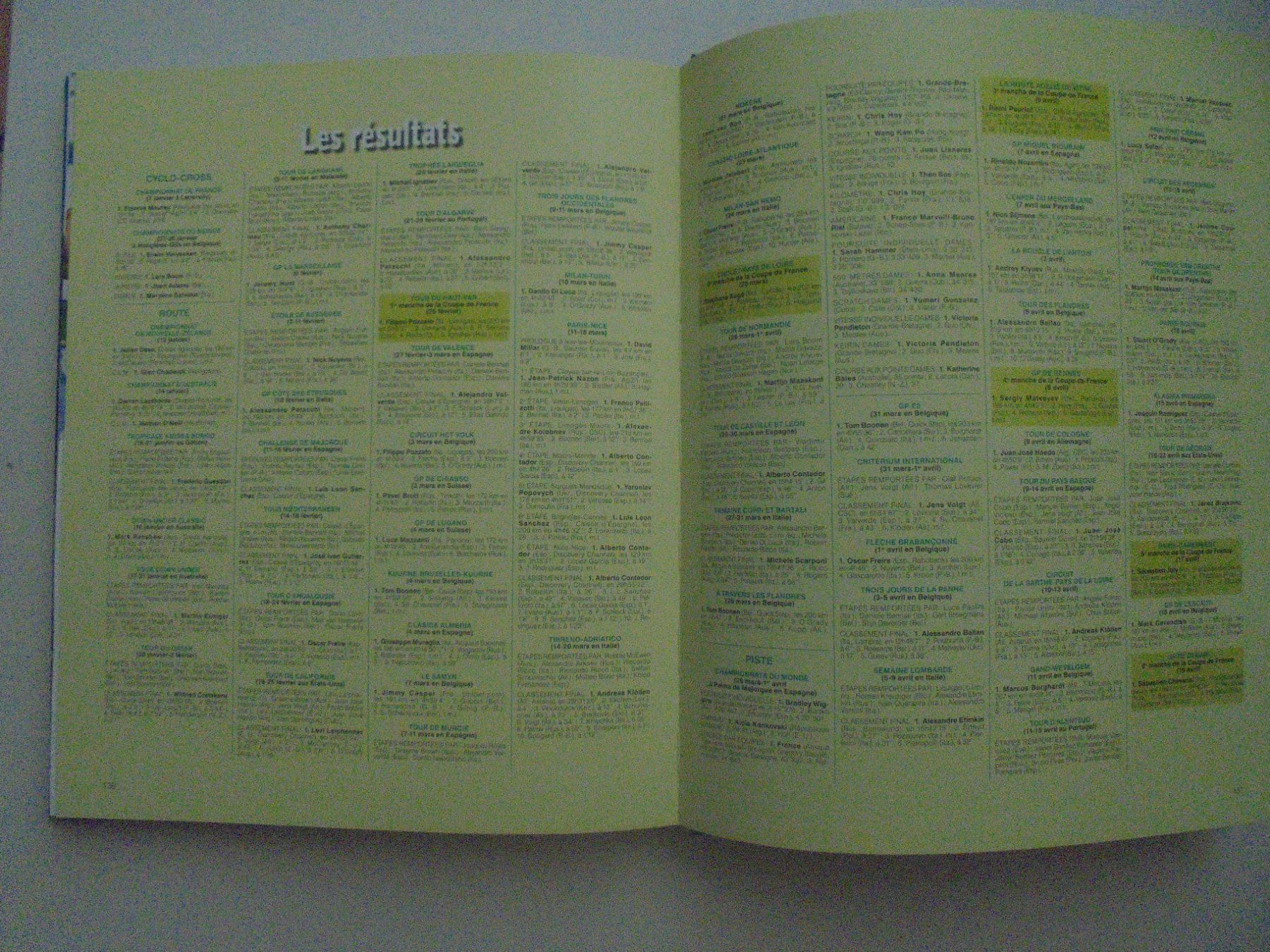 Libri: " livre d' or cyclisme 2007 " 144 pages, grand format – Usato da Crissier venduto da Promopost 7