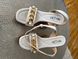 Tolle weisse Sandalen Gr. 38