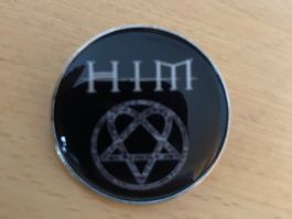 HIM Pin Anstecker Punk Rock Metal Pop