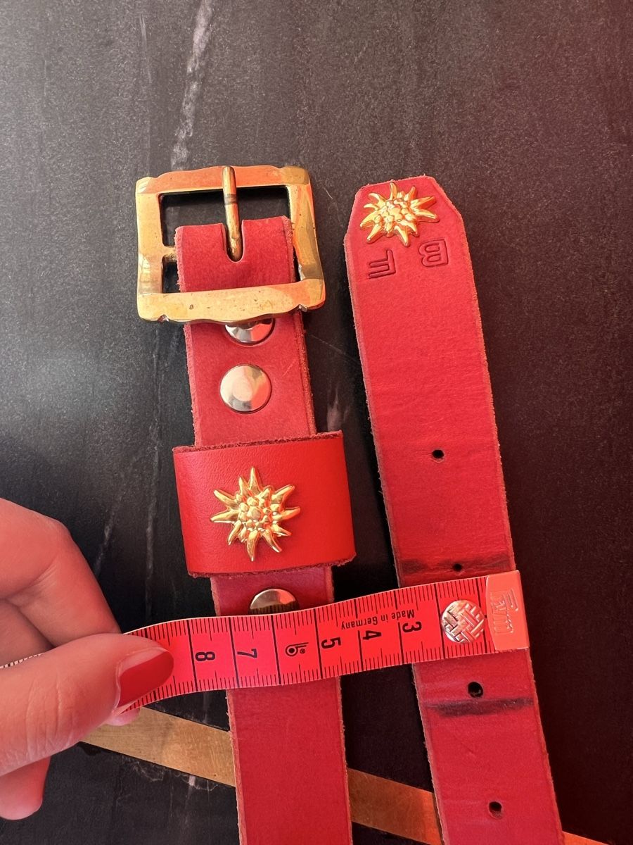 Gürtel: Appenzeller Gurt / Chüeligurt in rot 111cm – Neu (gemäss Beschreibung) aus Zürich von car_x52z 2